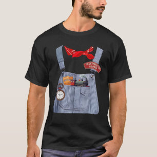 Model Railway Train Driver Costume Idea Kids Train T-Shirt