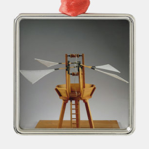 Model reconstruction of da Vinci's design Metal Ornament