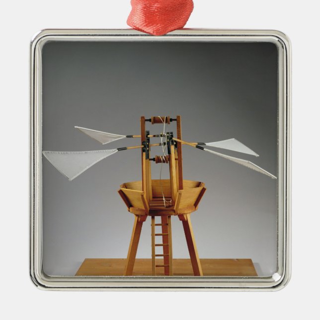 Model reconstruction of da Vinci's design Metal Ornament (Front)