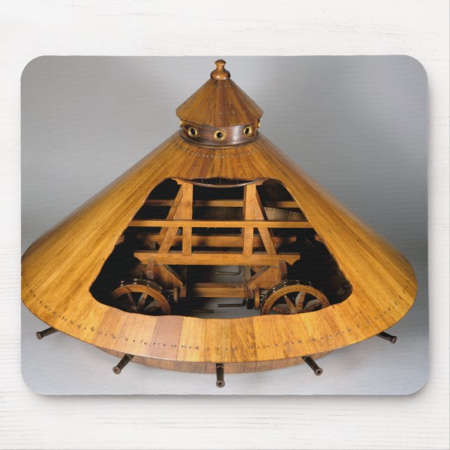 Model reconstruction of da Vinci's design Mouse Pad (Front)