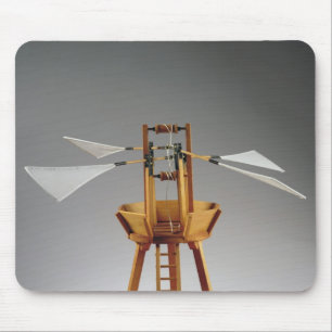 Model reconstruction of da Vinci's design Mouse Pad