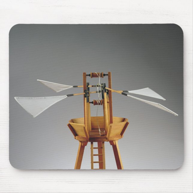 Model reconstruction of da Vinci's design Mouse Pad (Front)