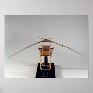 Model reconstruction of da Vinci's design Poster