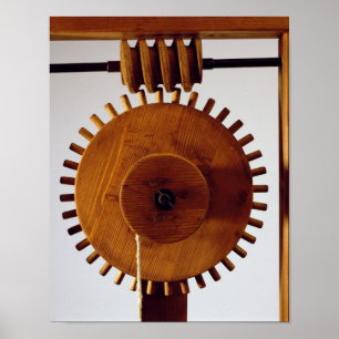 Model reconstruction of da Vinci's design Poster