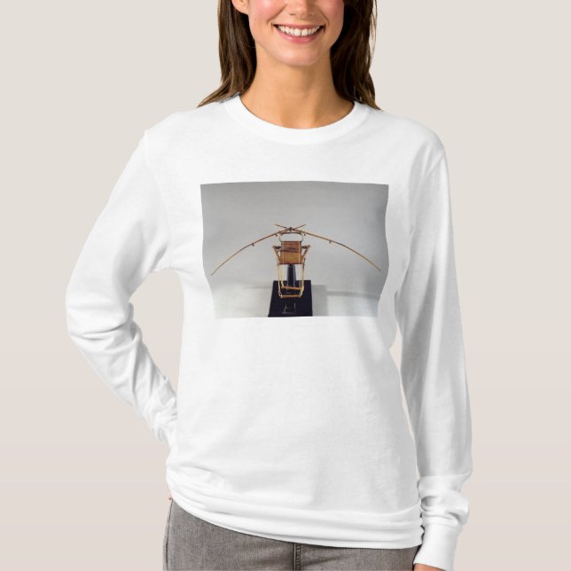 Model reconstruction of da Vinci's design T-Shirt (Front)