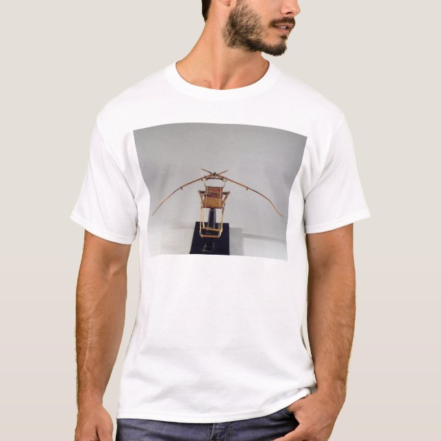 Model reconstruction of da Vinci's design T-Shirt (Front)