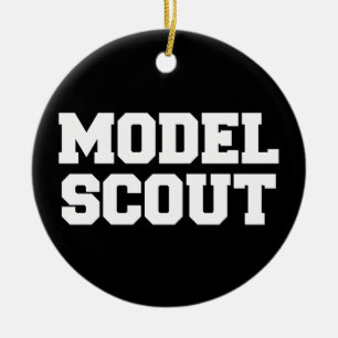 MODEL SCOUT CERAMIC ORNAMENT