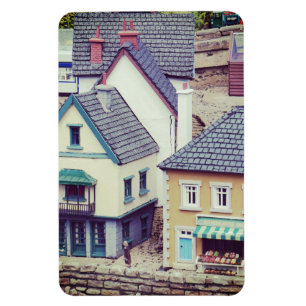 Model Seaside Buildings Magnet