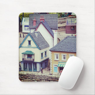 Model Seaside Buildings Mouse Pad
