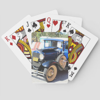 model t car playing cards
