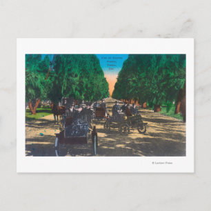 Model-T Fords on Kearney AvenueFresno, CA Postcard