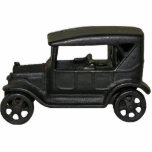 Model T Keychain Photo Sculpture Key Ring<br><div class="desc">Acrylic photo sculpture keychain of an image of a vintage cast-iron Model T auto. See matching acrylic photo sculpture magnet,  ornament and sculpture. See the entire Roaring 20s Keychain collection in the SPECIAL TOUCHES | Party Favours section.</div>