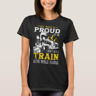 Model Train Layout Accessories Railway Locomotive T-Shirt