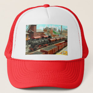 Model Train Station Hat