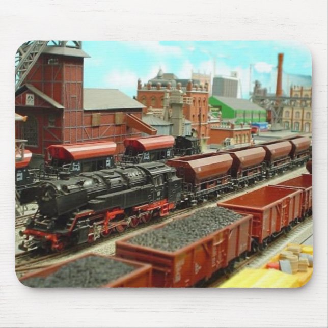 Model Train Station Mousepad (Front)