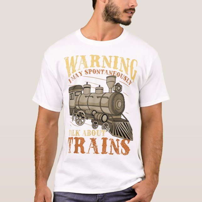 Model Trains Train Model Trainspotting T-Shirt (Front)