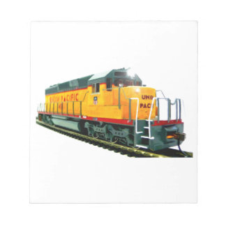 Model U.P. Diesel Locomotive Notepad