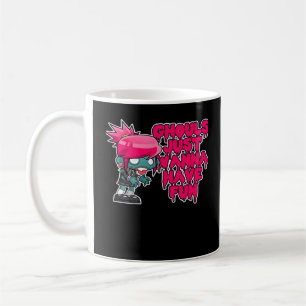 Model Vintage Photograp Ghouls Just  To Have Fun A Coffee Mug