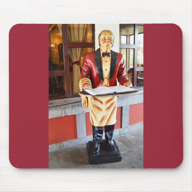 Model waiter mouse pad (Front)