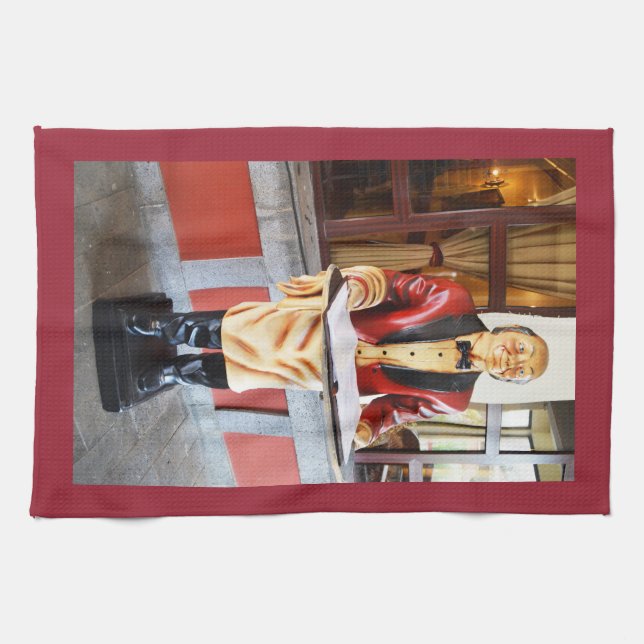 Model waiter tea towel (Horizontal)