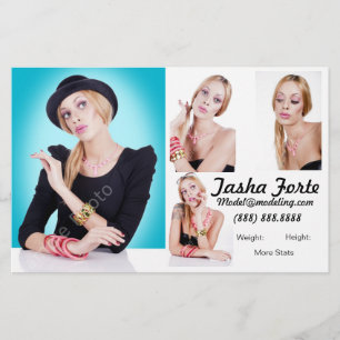 Model Zed Comp Cards