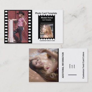 Modelling Acting Card Headshot