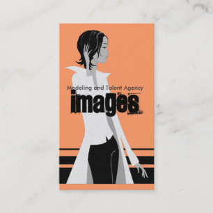 Modelling and Talent Agency Business Cards {Pink}