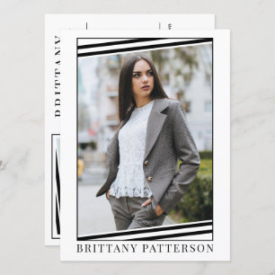 Modelling Comp Card   2 Photo 2 Sided 5.5x7.5