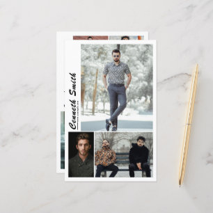 Modelling Comp Card Template