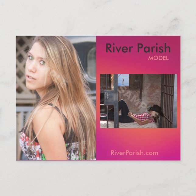 Models Actors Headshot Zed/Comp Card (Front)