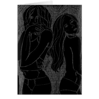 MODELS POSING1 Blank Card