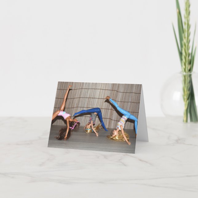 Models working out. card (Front)