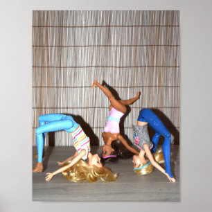 Models Working Out. Poster