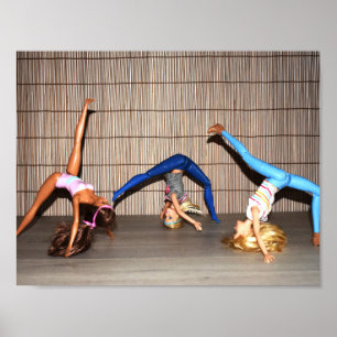 Models Working Out. Poster
