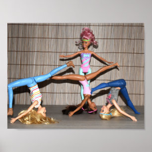 Models Working Out. Poster