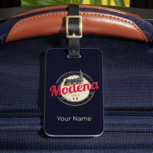 Modena Emilia-Romagna Balsamic Italy Souvenir Luggage Tag
