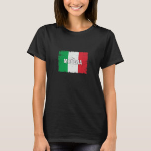Modena  Italy  City With Italian Flag T-Shirt