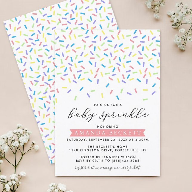 Moder Sprinkle Baby Shower Invitation (Creator Uploaded)