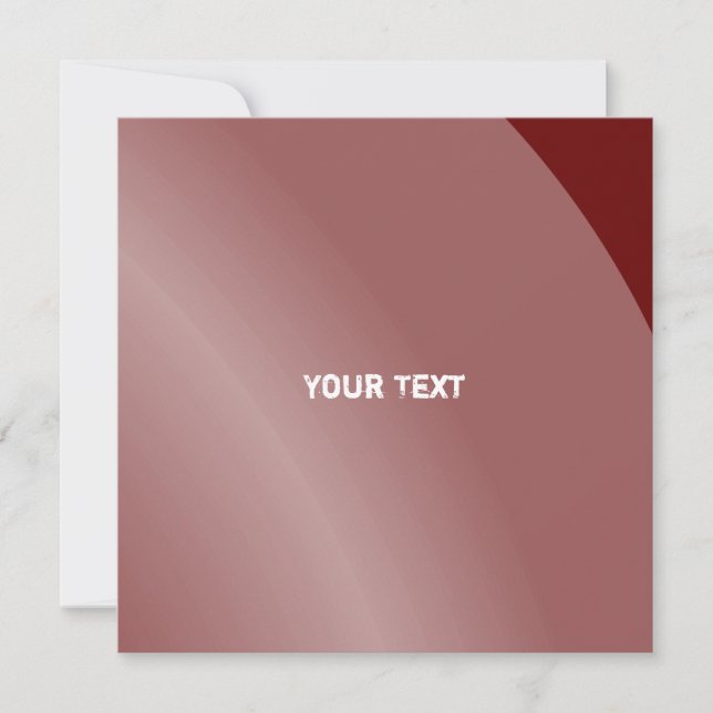 Moderate Bordeaux Modern Shaded Qr Code Card (Front)