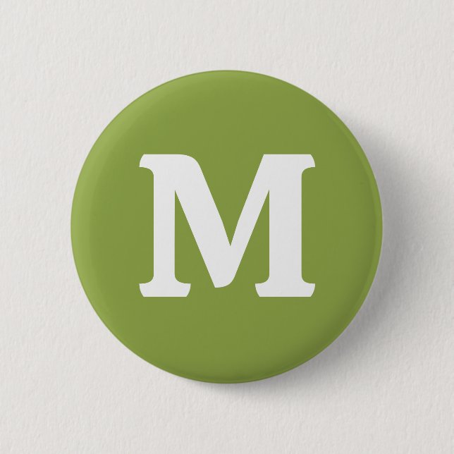 Moderate Lime Green Solid Colour 6 Cm Round Badge (Front)