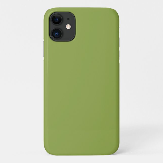 Moderate Lime Green Solid Colour Case-Mate iPhone Case (Back)