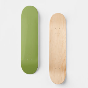 Moderate Lime Green Solid Colour Skateboard