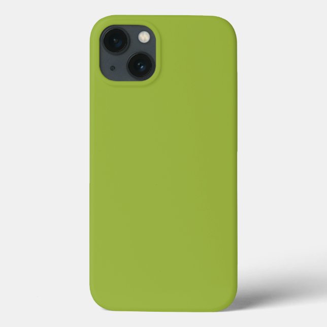 Moderate lime green (solid colour) yellow- green  Case-Mate iPhone case (Back)