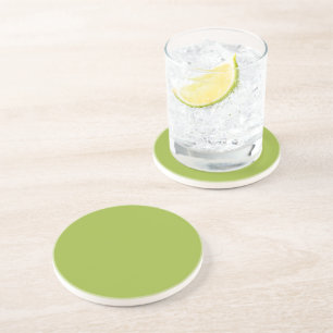 Moderate lime green (solid colour) yellow- green Coaster