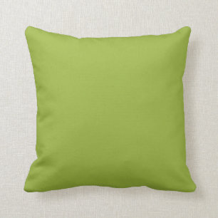 Moderate lime green (solid colour) yellow- green Cushion