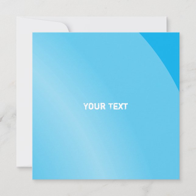 Moderate Tourquise Modern Shaded Qr Code Card (Front)