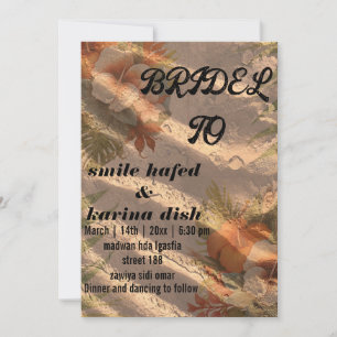 Modern 00's Rainbow Just Love Wedding Invita Invi Invitation