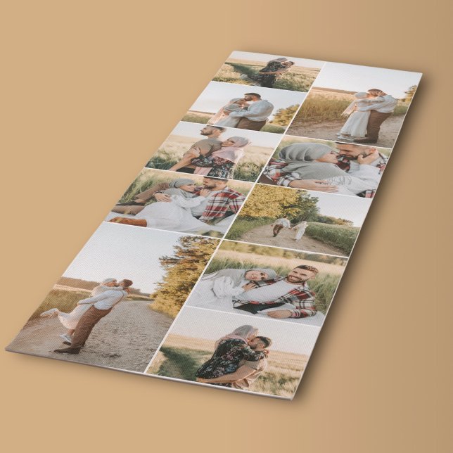 Modern 10 Photo Collage Yoga Mat (Creator Uploaded)