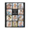 Modern 11 Photo Collage Personalized Black