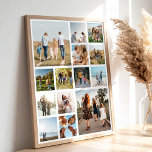 Modern 14 Photo Collage Poster<br><div class="desc">Create your own 14 photo collage poster</div>